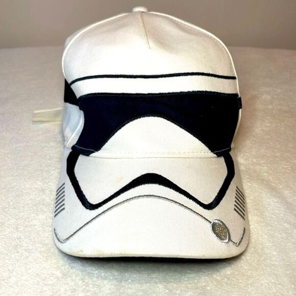 Disney Parks- Adult Size 59cm Star Wars Stormtrooper Hat with Adjustable Back - Picture 1 of 8